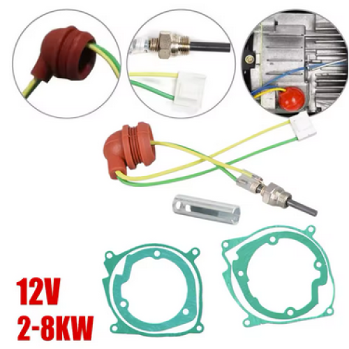 Replacement glow plug + key for diesel heating