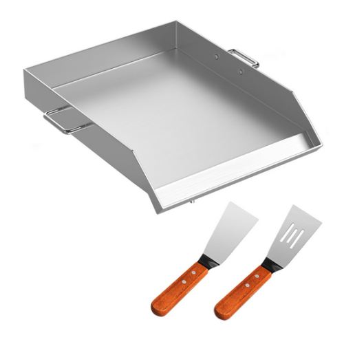 Grill plate + 2 Forks