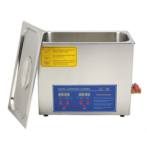 Professional 6L Ultrasonic Cleaner Heater Timer Stainless Steel Bracket Jewelry