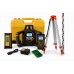 Rotary laser with slopes and tripod and 5m staff